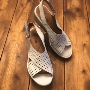 Clarks wedge sandals